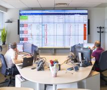 The RTSC (Real Time Support Center) Smart Room for drilling operations worldwide. 
